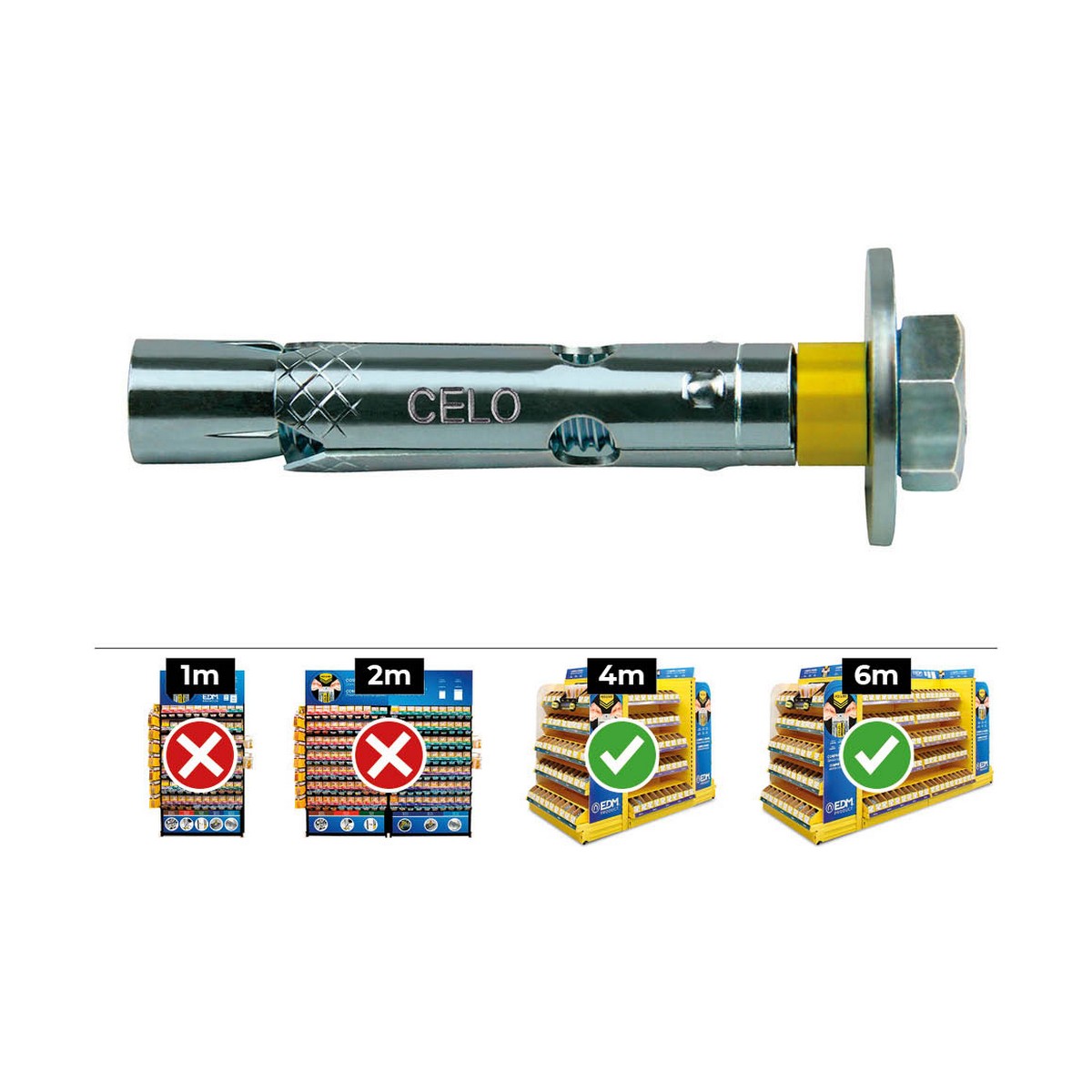 Box for screws CELO Ø 8 X 80 MM Galvanized-2