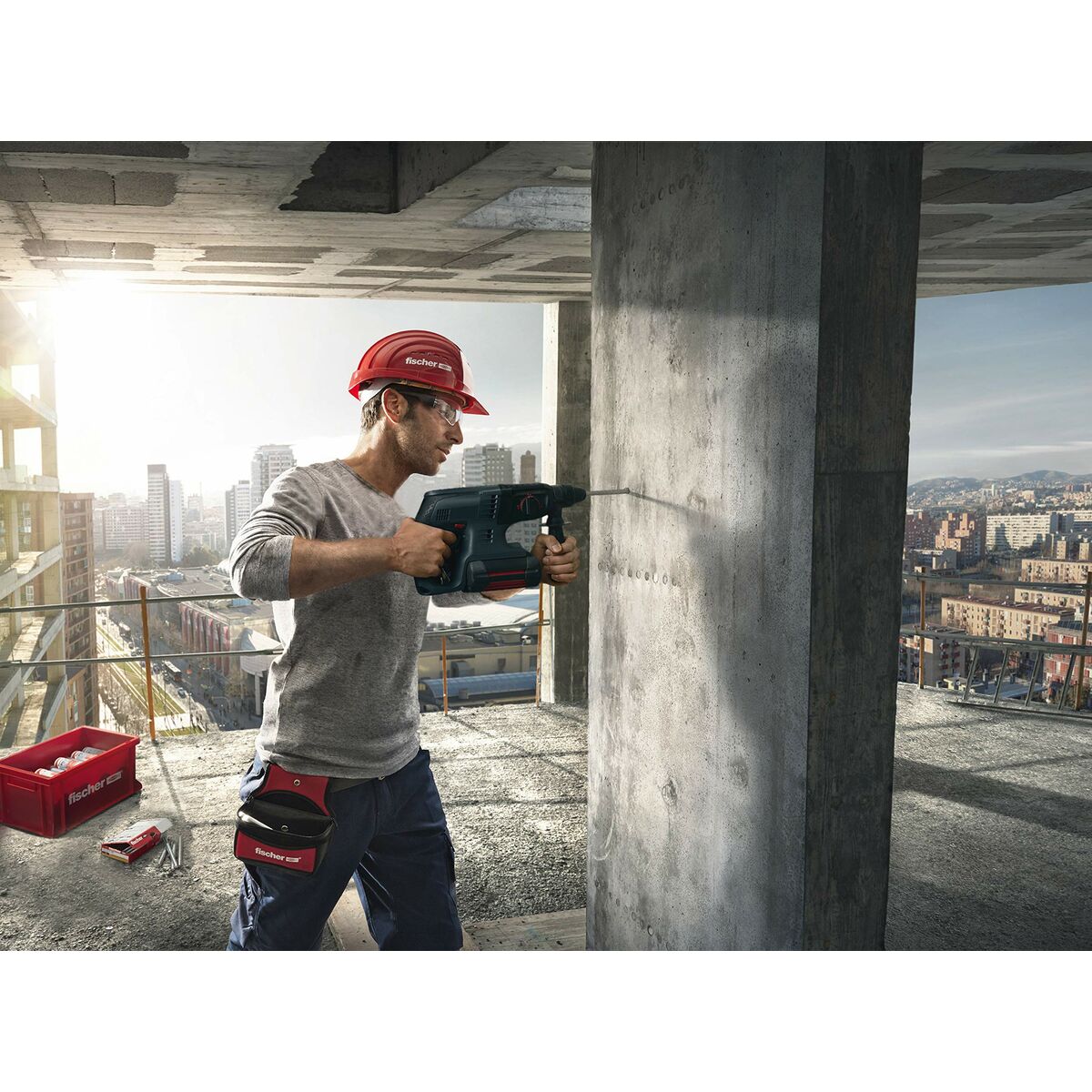 Fischer Quattric II SDS Plus Drill Set Steel 6 x 215 mm-4