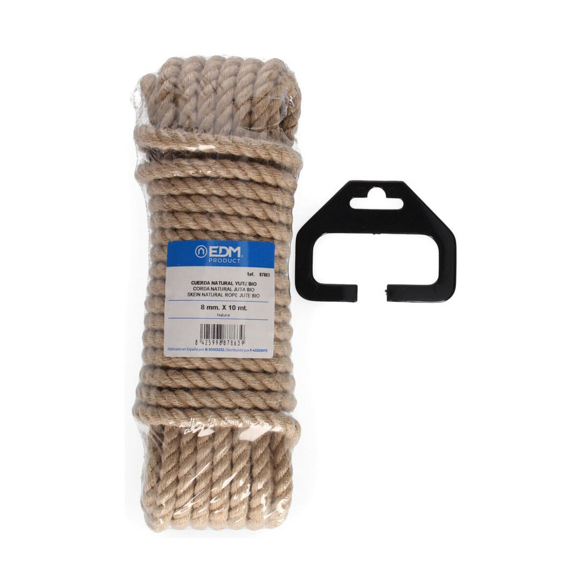 Braided bundle EDM 10 m Jute-2