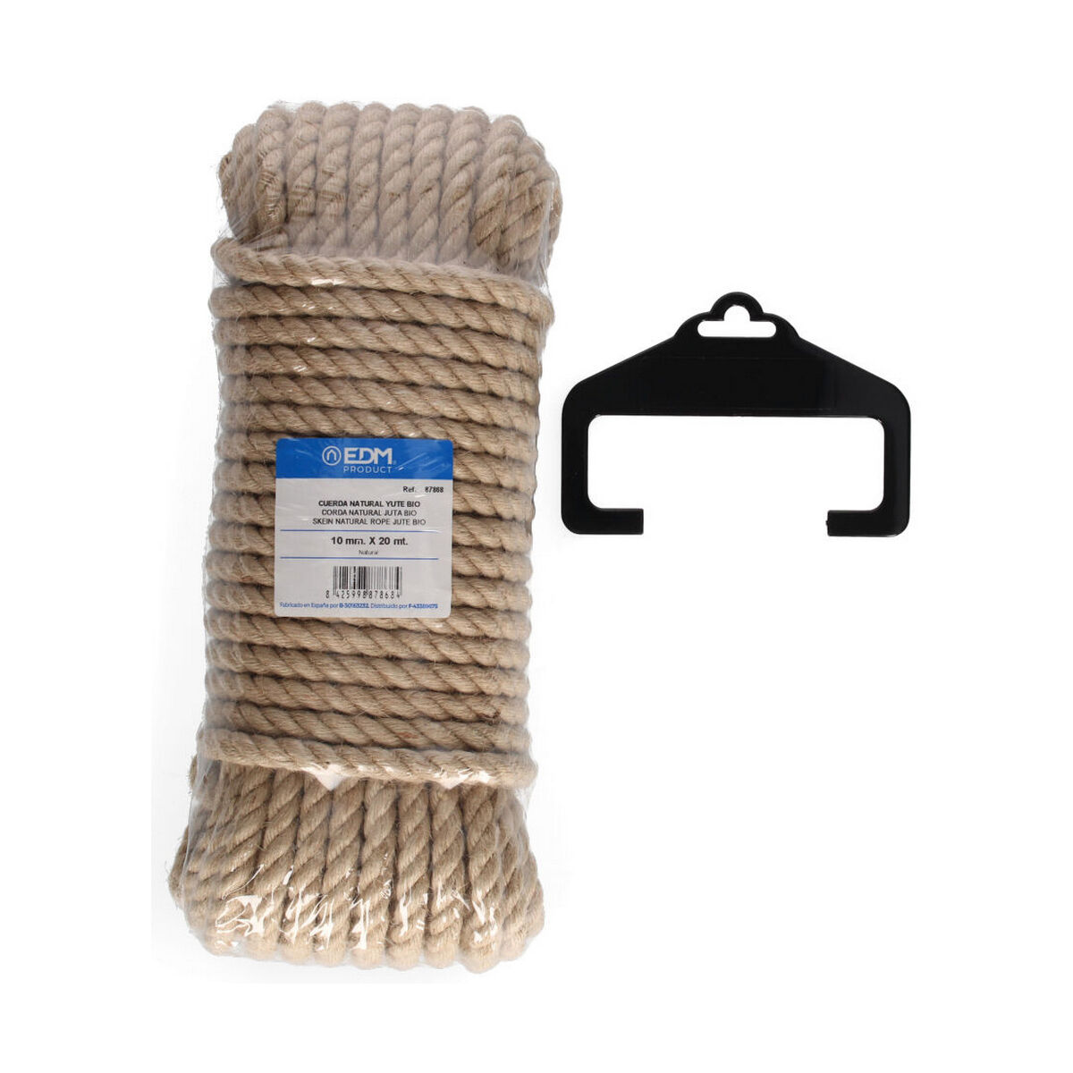 Braided bundle EDM 20 m Jute-2