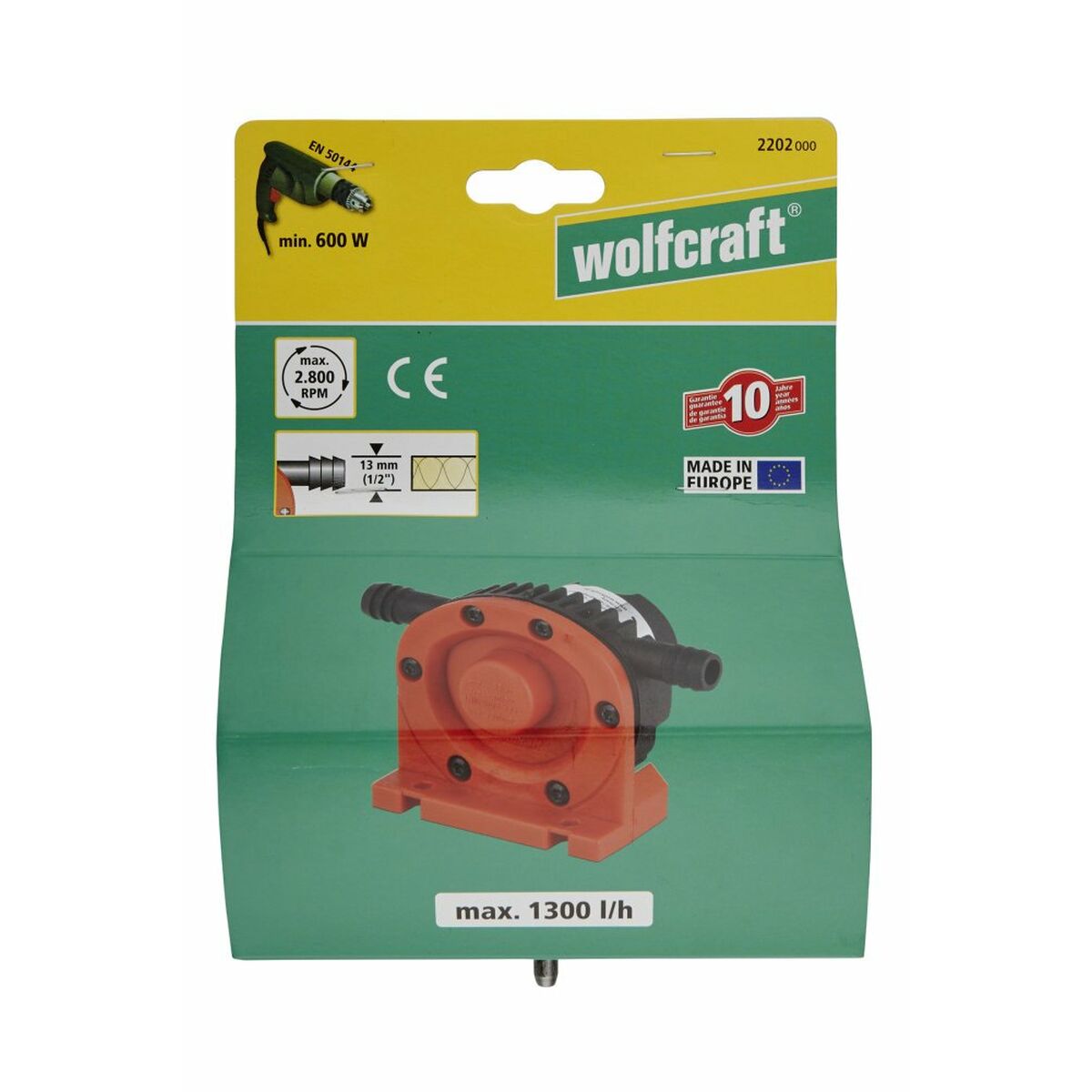 Water Pump Wolfcraft 2202000 Drill-2
