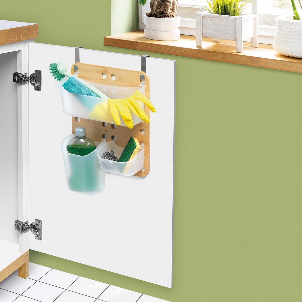 Вешалка для душа Натуральный (36.5 x 28 x 10 cm)-4