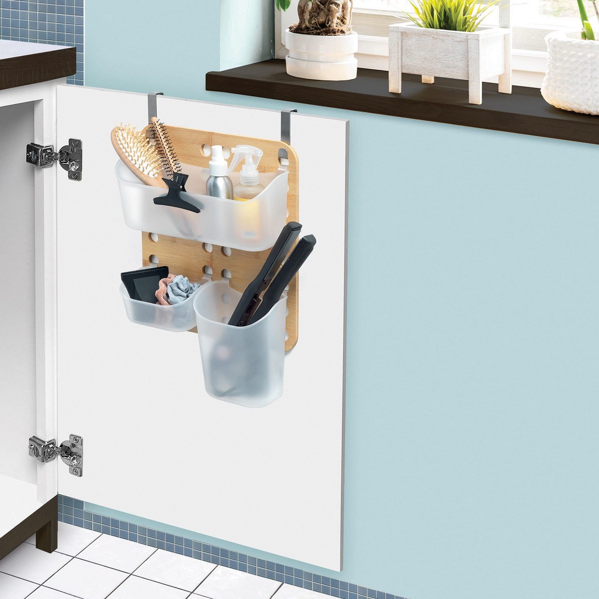 Вешалка для душа Натуральный (36.5 x 28 x 10 cm)-5