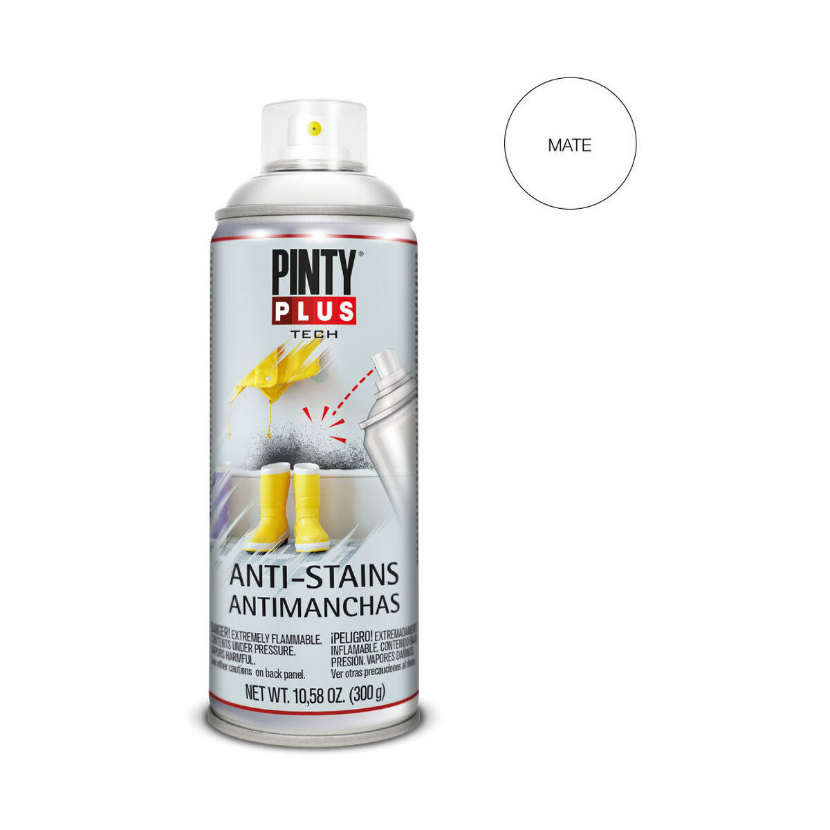 Spray paint Pintyplus Tech X101 400 ml Anti stain White-2