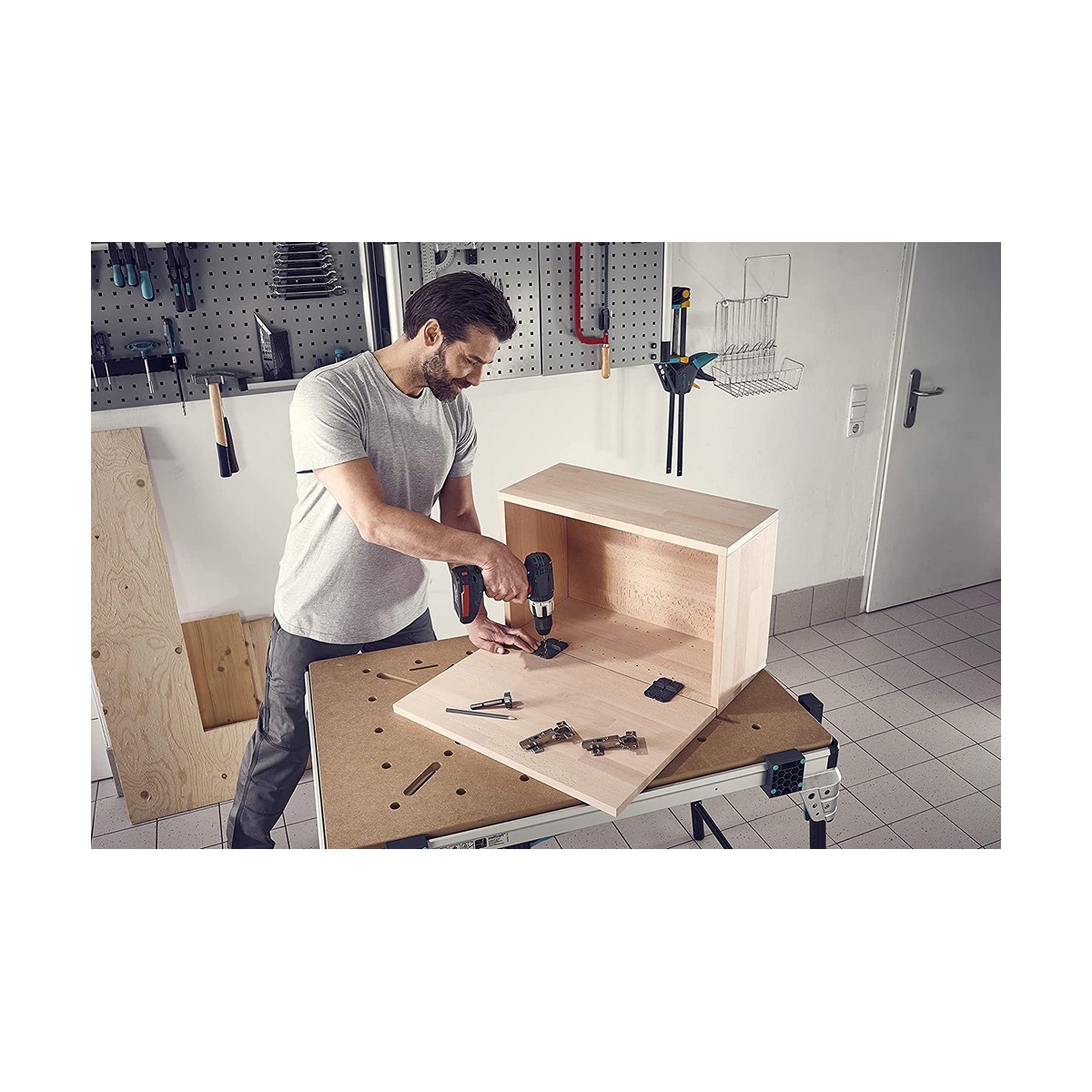 Toolbox with Accessories Wolfcraft 4656000-8