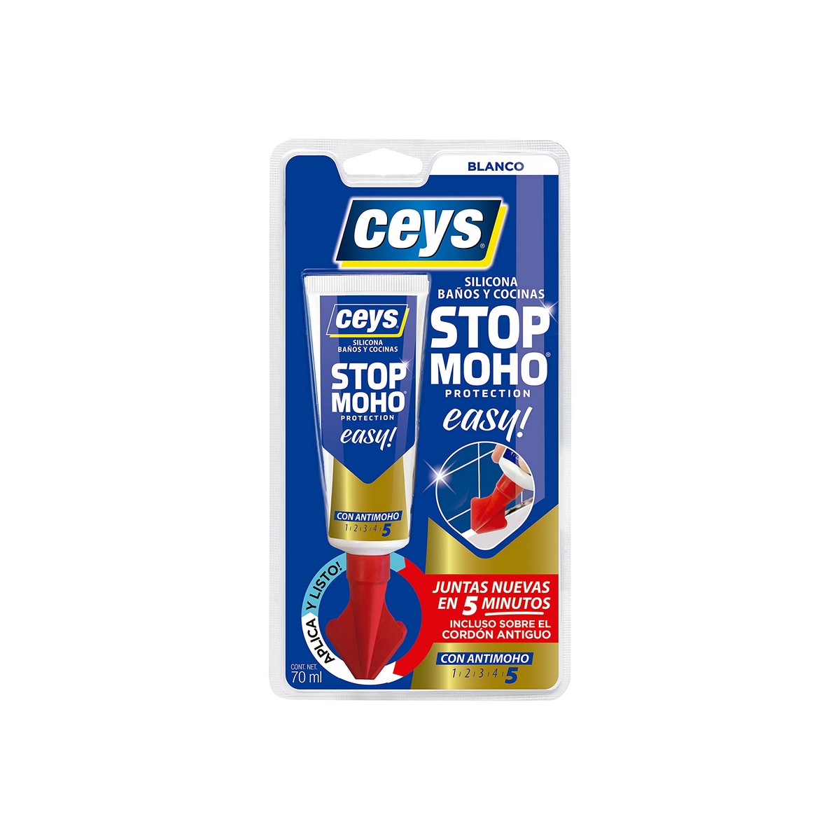 Selo Ceys Stop Moho Easy! Silicone branco 70 ml