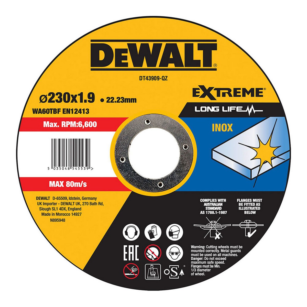 Dewalt dt43909-qzカッティングディスク-2