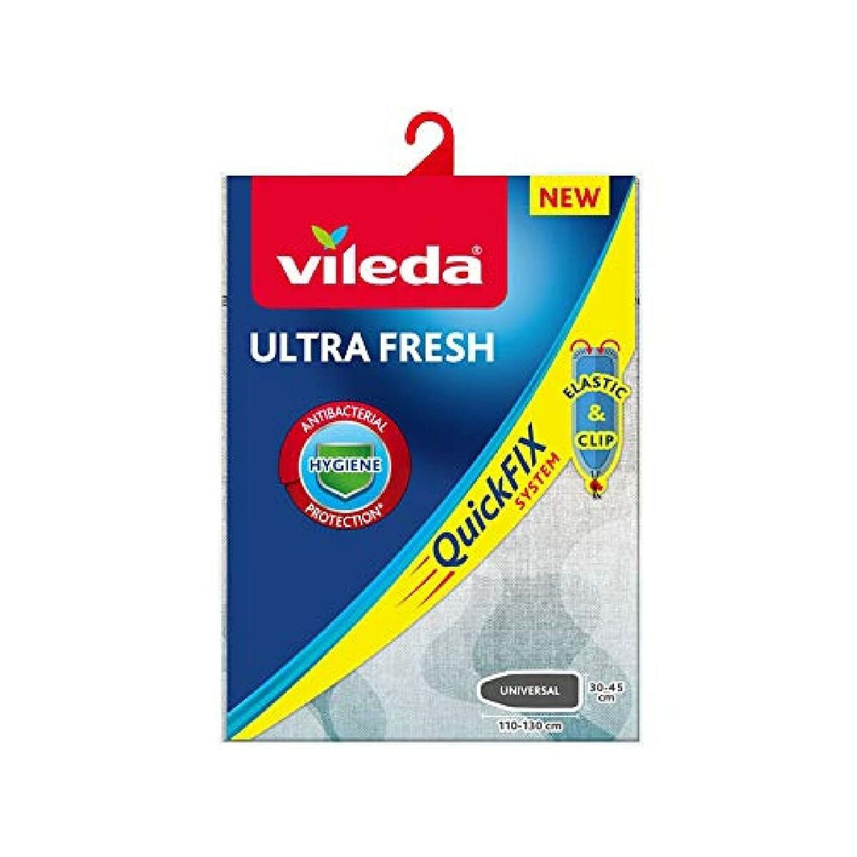 Чехол для гладильной доски Vileda 168989 Ultrafresh Quick Fix Серый (130 x 45 cm)-2