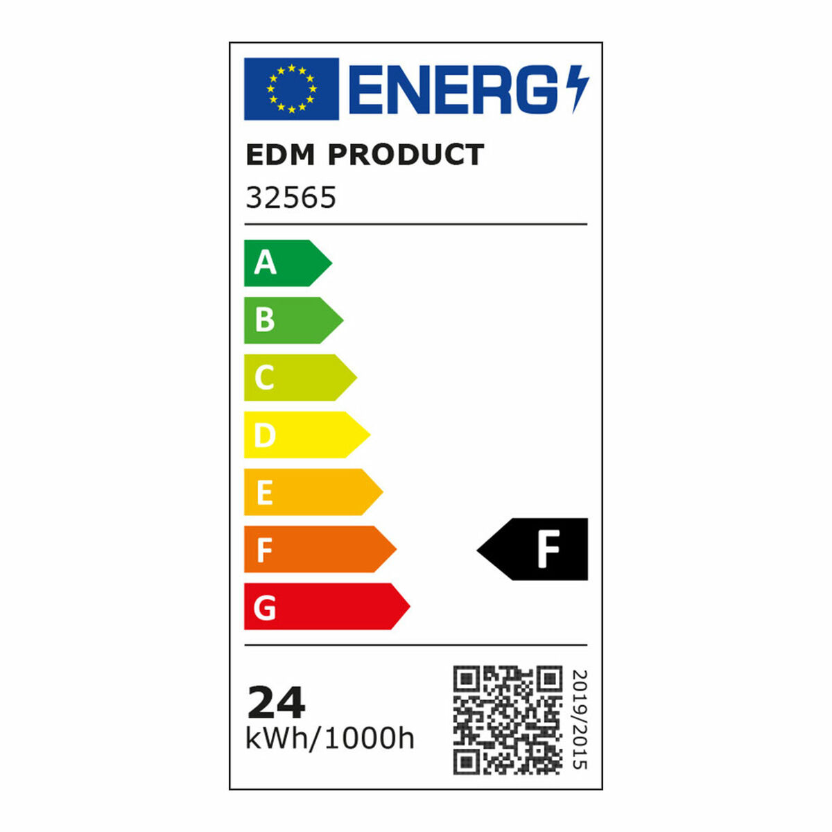 LED қабырға шамы EDM Desert 220-240 V 24 W полимер (Ø 38 X 7 см)-3