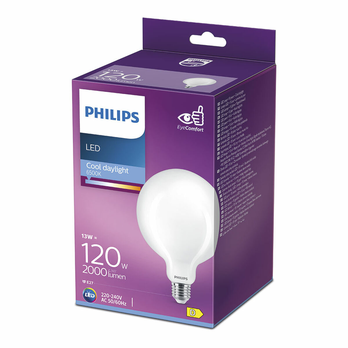 Philips D 13 W E27 2000 Lm 12. 4 х 17. 7 см (6500 K) лампаи LED-3