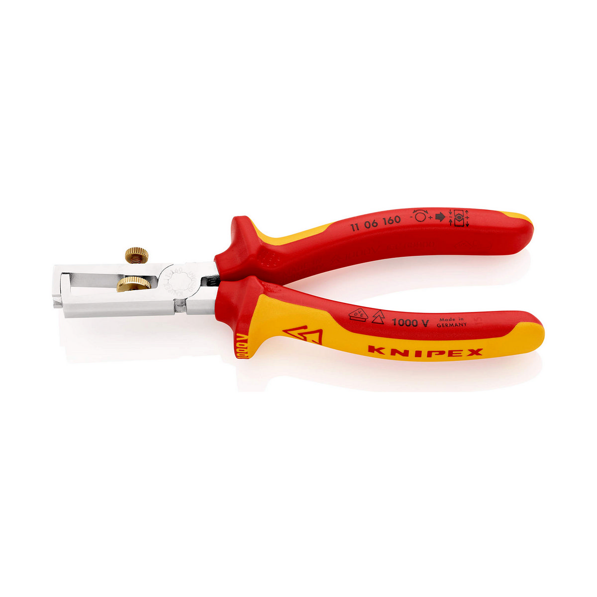 Ferramenta de limpeza de fios Knipex 11 06 160 57 x 19 x 160 Mm para limpar cabos