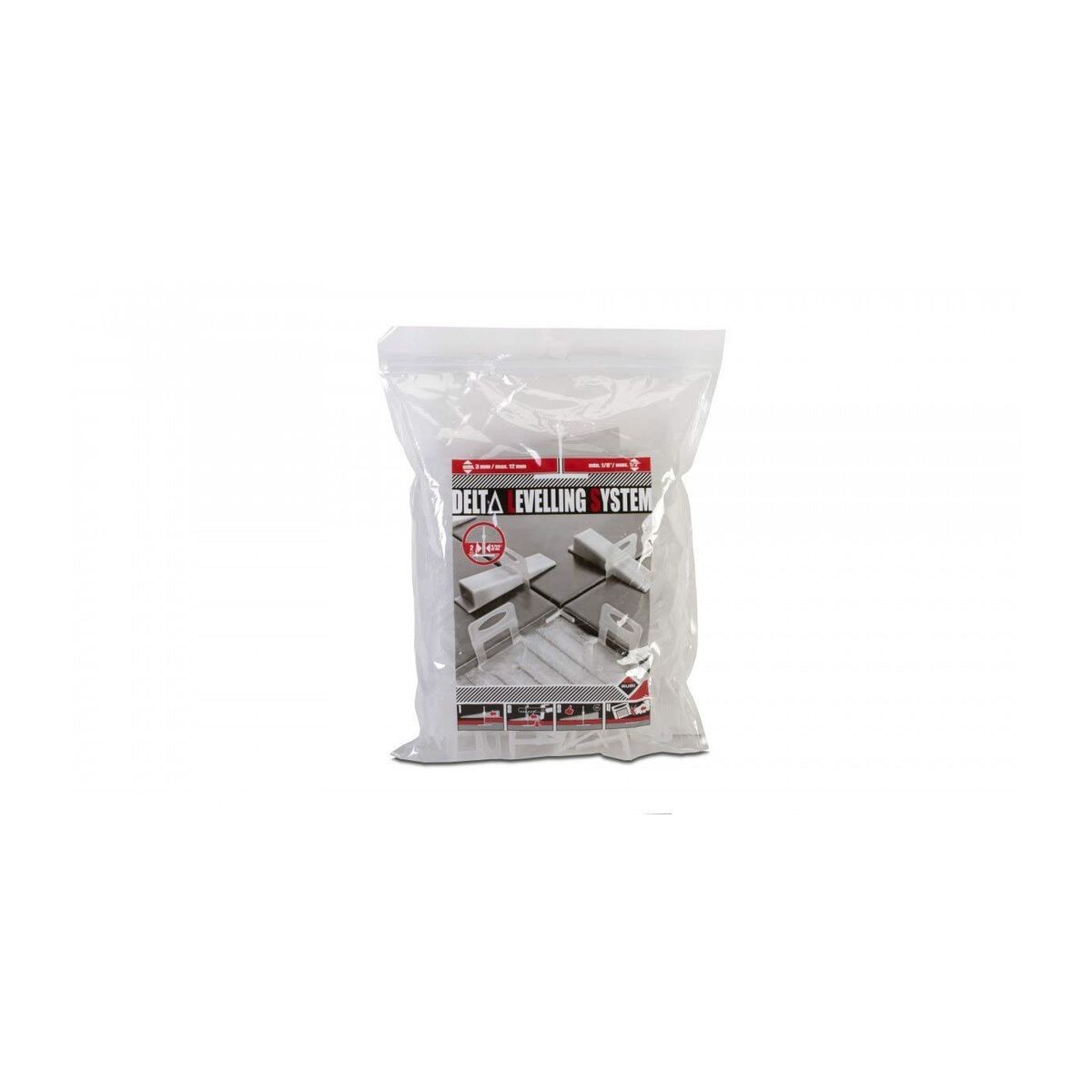 Rubi Delta Level System 2852 2 mm flange 3-12 mm (100 pcs)-2