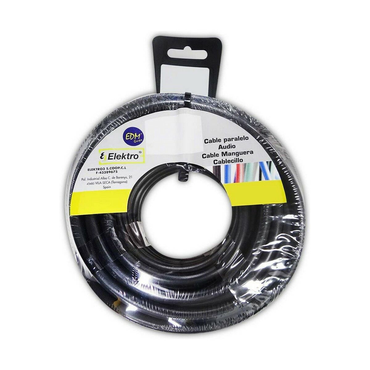 EDM电缆2 x 2.5 mm 10 m Black