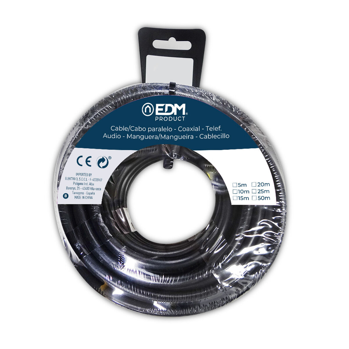 EDM audio cable 3 x 1 mm 50 m-2