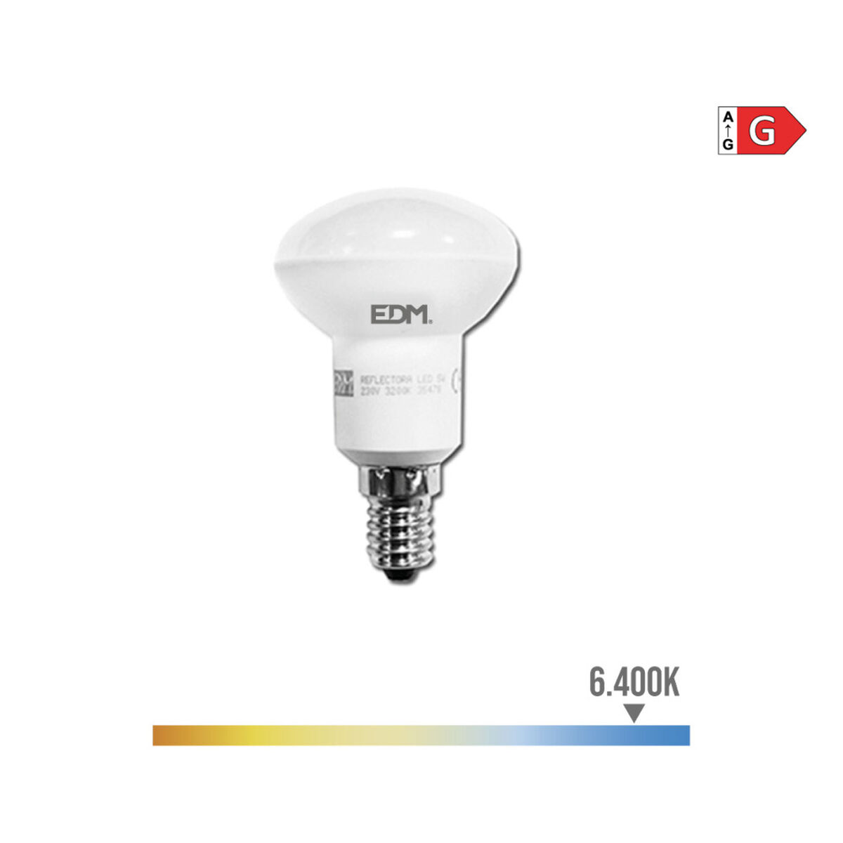 EDM LED ნათურა, რომელიც ასახავს G 5 W E14- ს 350 lm 4.5 x 8 სმ (6400 K)-3