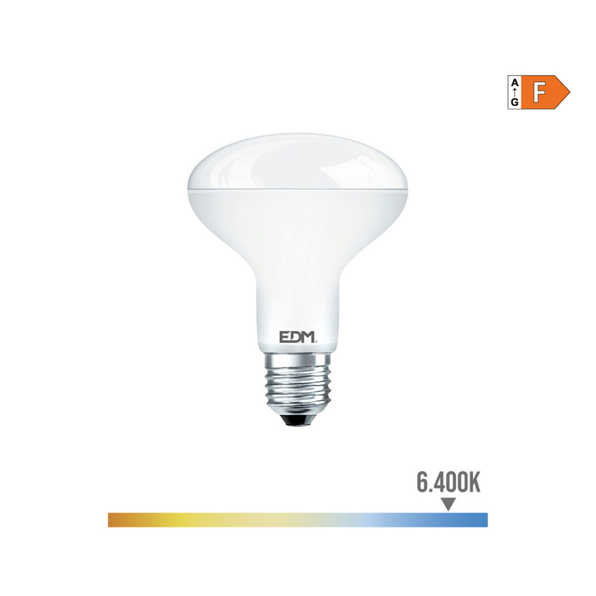 Инъикоси EDM нури LED F 12 W E27 1055 lm 9 x 12 см (6400 K)-3