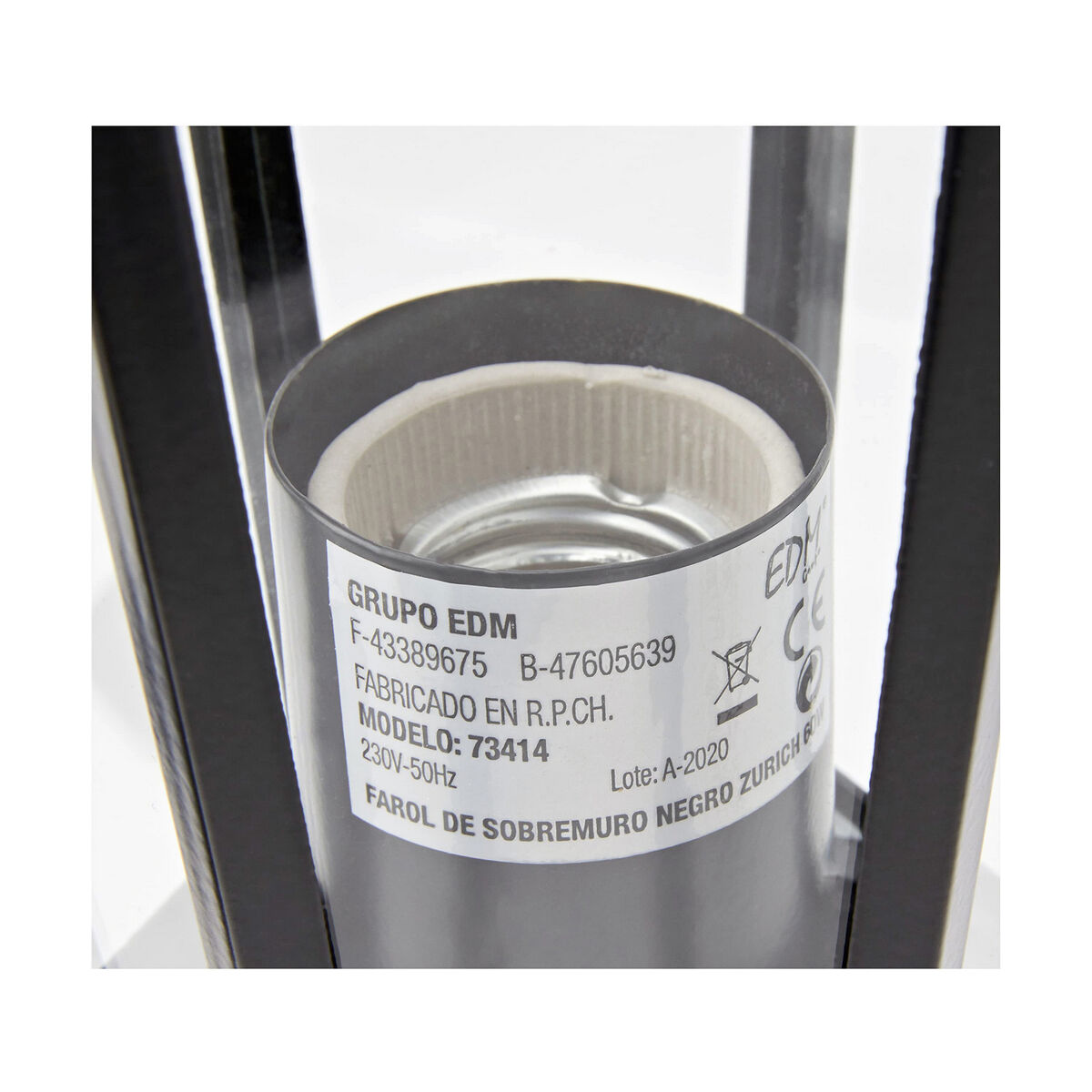 Фонарь EDM Zurich (16 x 40 cm)-3