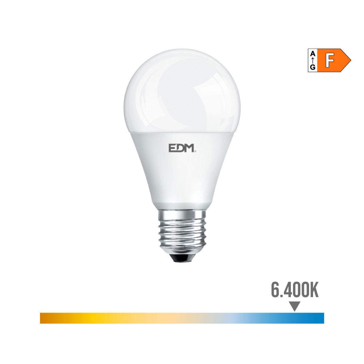 EDM F 15 W E27 1521 Lm 6 x 11. 5 см (6400 K) лампаи LED-3