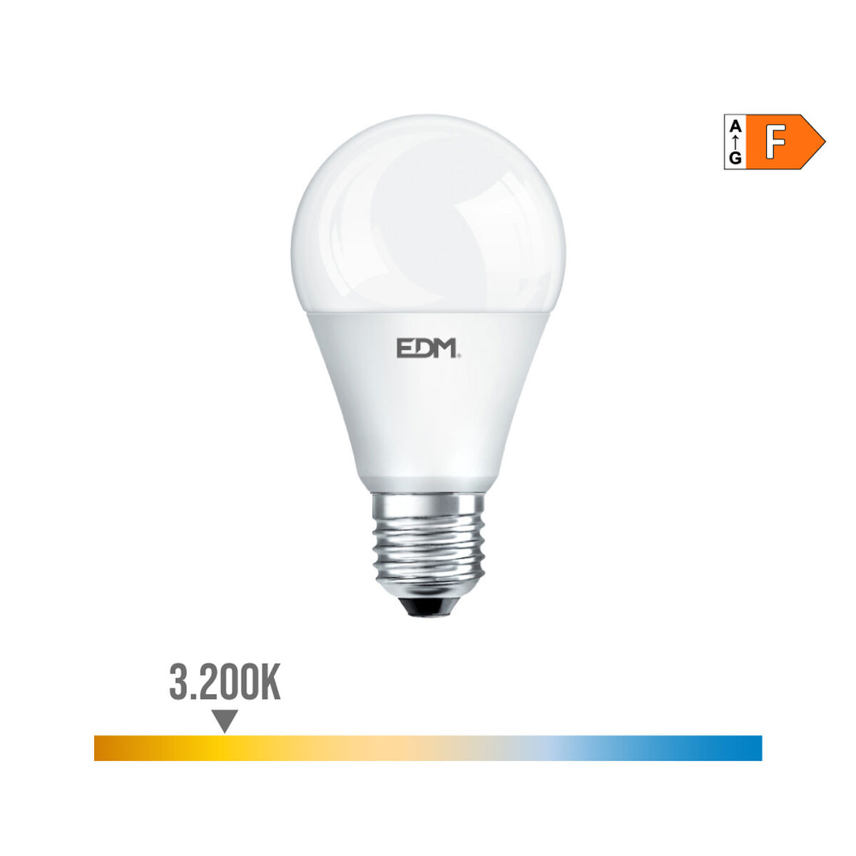 LED ნათურა EDM F 15 W E27 1521 Lm 12 6 x 11.5 სმ (3200 K)-3