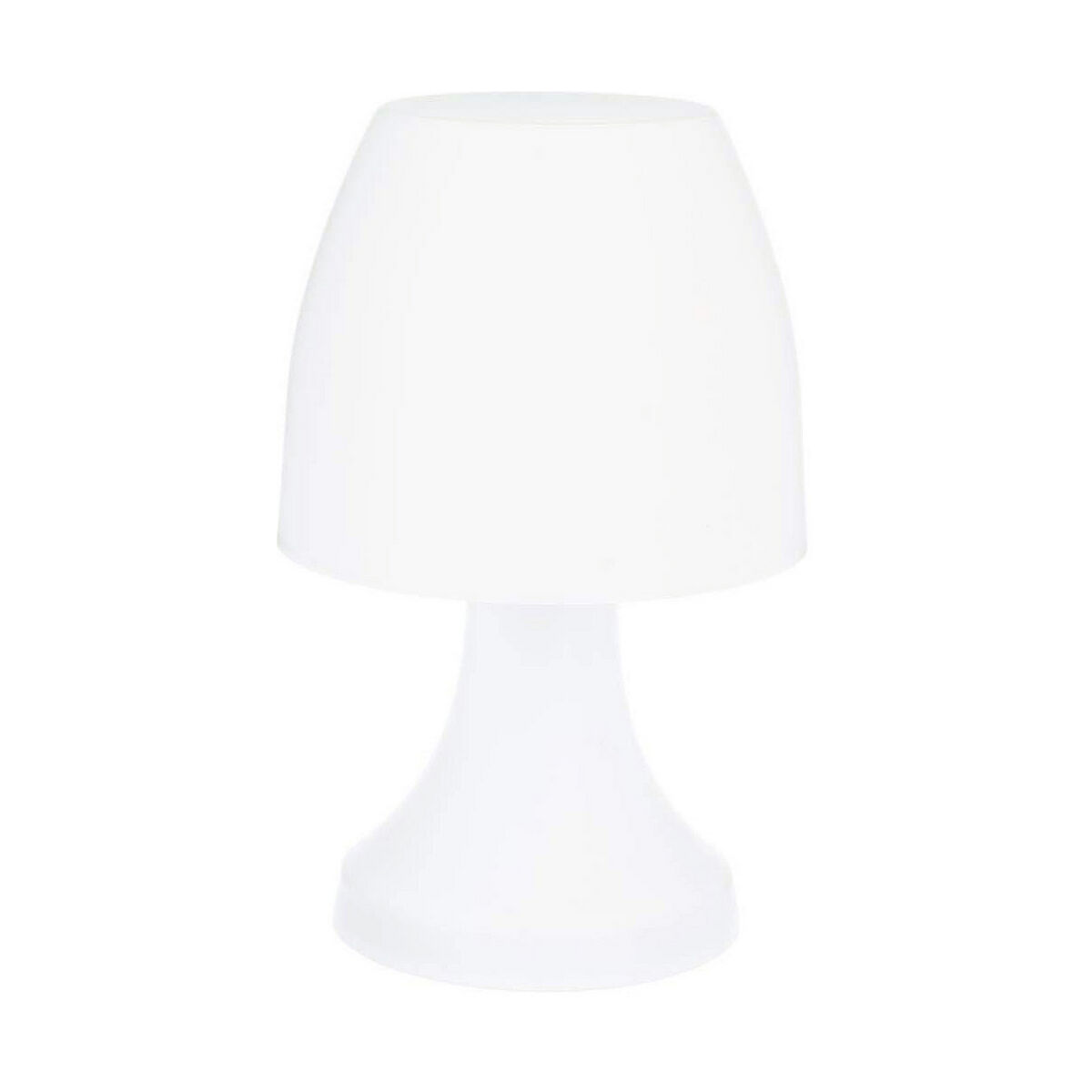 Lampada da tavolo bianco 220-240 V polimero (17,5 x 27,5 cm)