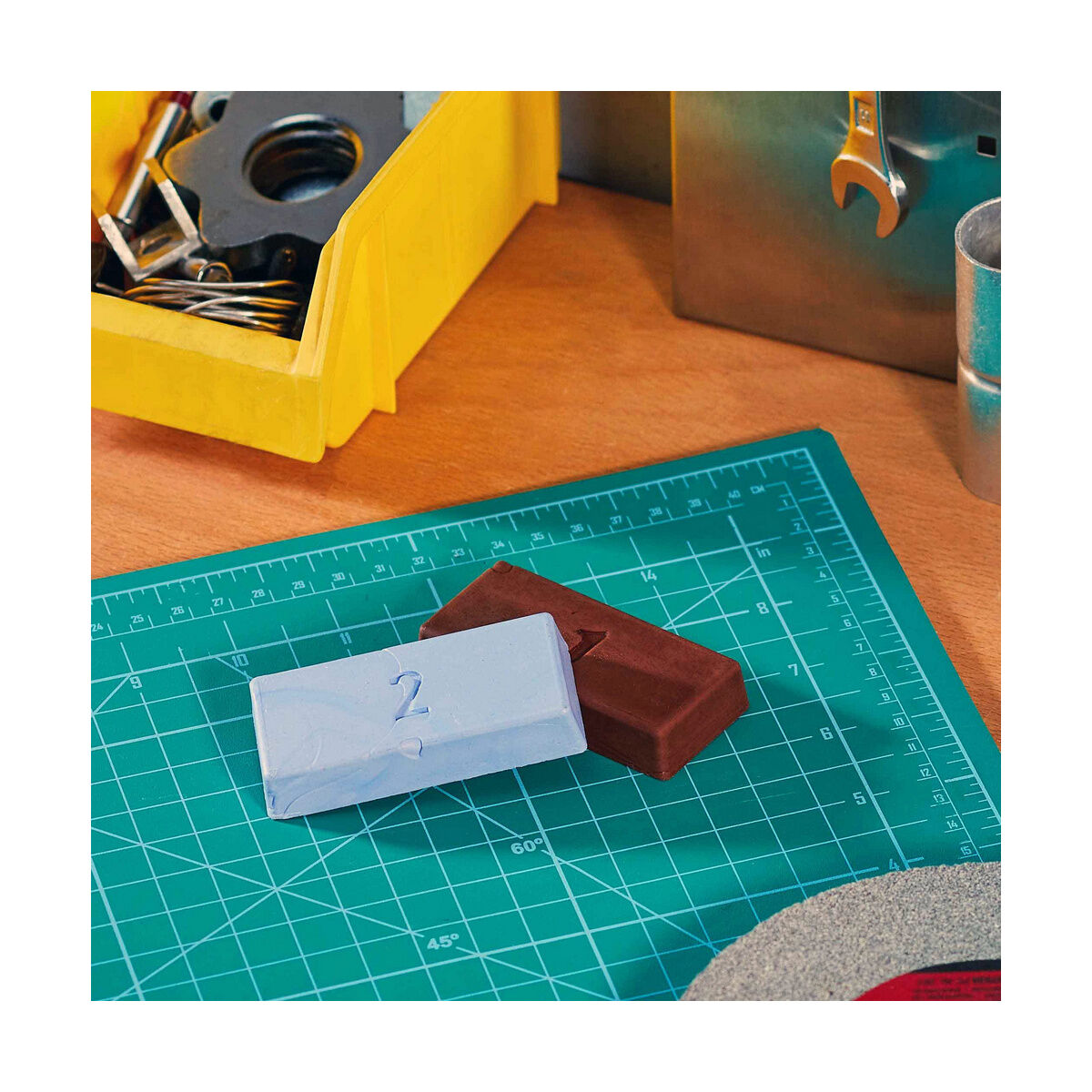 Паста полироль Wolfcraft 2134000 2 Предметы-2