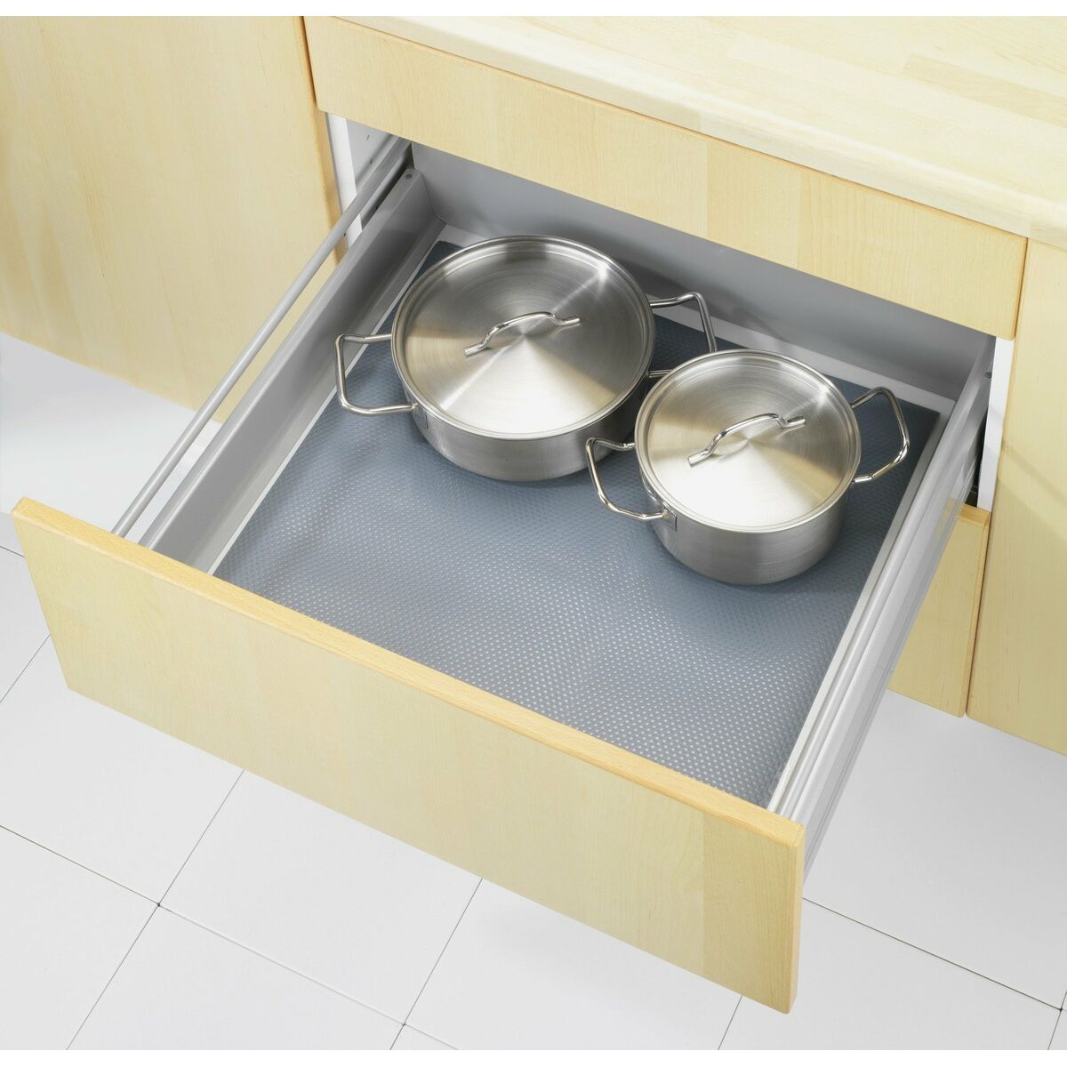 Tapete múltiplo Wenko 47040100 Caixas Cinza (50 x 150 cm)-3