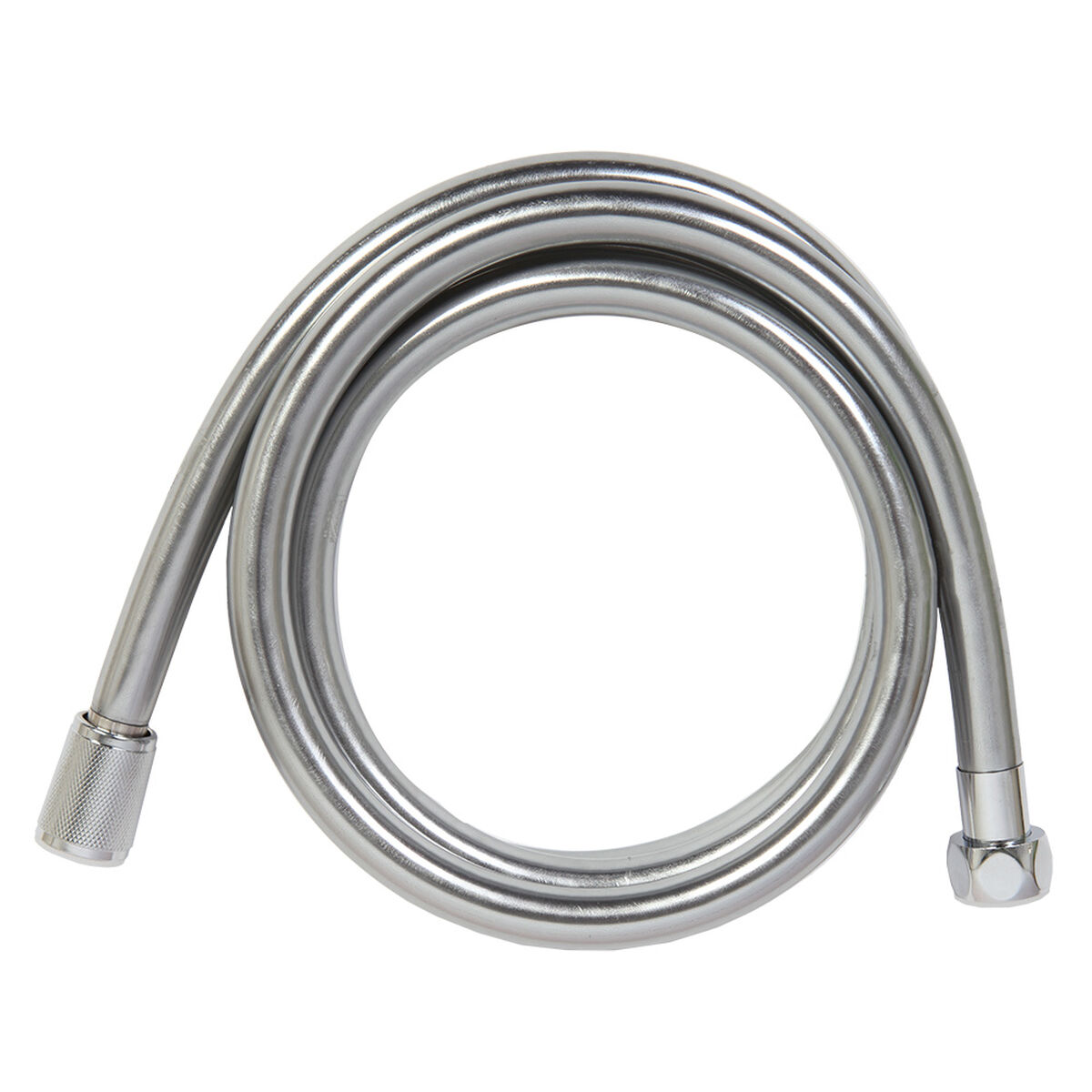 Tuyau de douche EDM Finition chrome PVC brillant laiton (1,8 m)