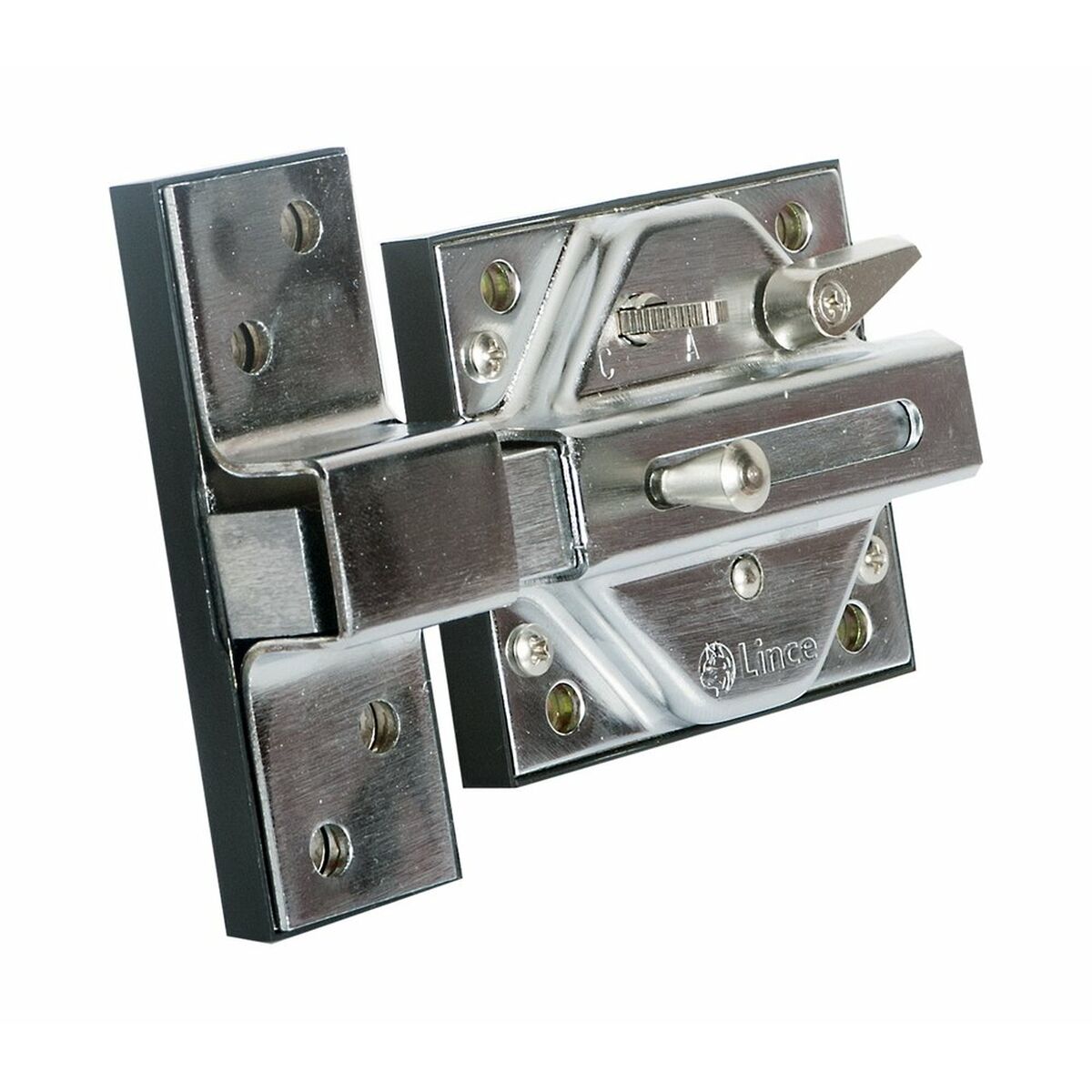 Güvenlik kilidi Lince 7930r-97930rhl krom Demir-3