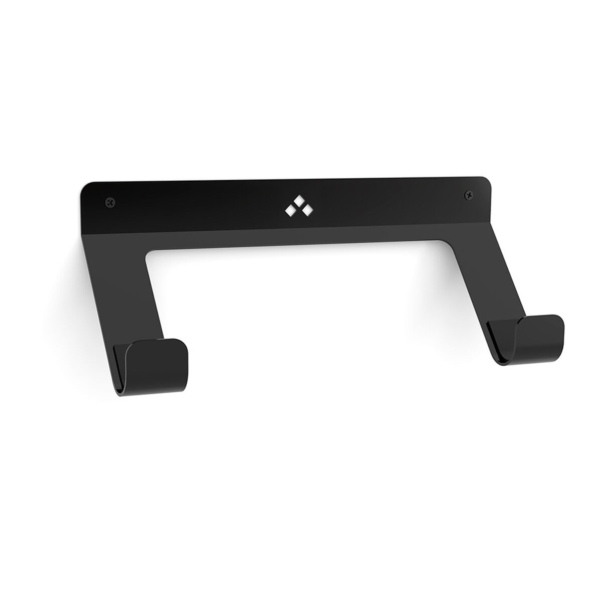 Soporte de pared Rei 8076 Black Steel Mate Skate 13 x 24 x 32 cm